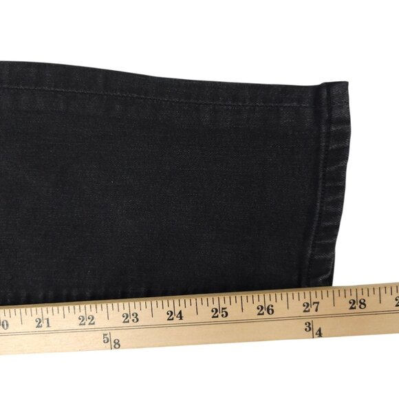 Loft Curvy Skinny Mid Rise Jeans Womens Size 28/6 Ankle Stretch Denim Black - Picture 15 of 15